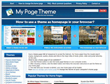 Tablet Screenshot of mypagetheme.com